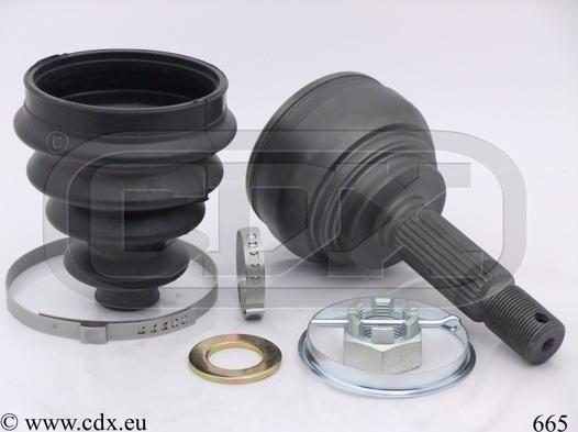 CDX 665 - Каре комплект, полуоска vvparts.bg