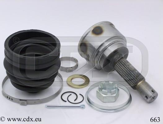 CDX 663 - Каре комплект, полуоска vvparts.bg