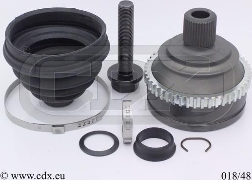 CDX 018/48 - Каре комплект, полуоска vvparts.bg