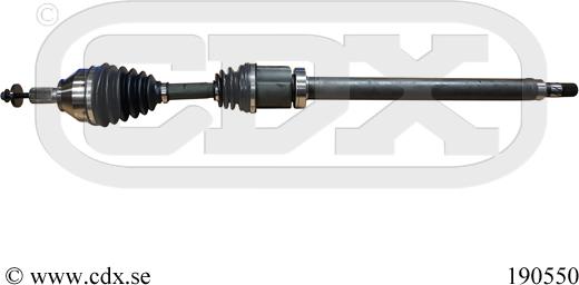 CDX 190550 - Полуоска vvparts.bg