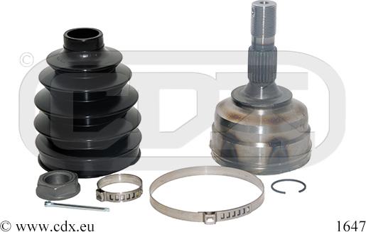 CDX 1647 - Каре комплект, полуоска vvparts.bg