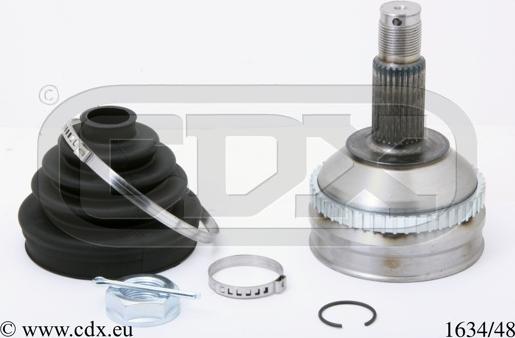 CDX 1634/48 - Каре комплект, полуоска vvparts.bg