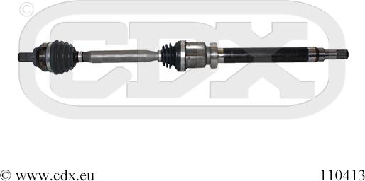 CDX 110413 - Полуоска vvparts.bg