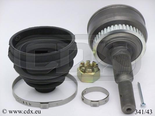 CDX 341/43 - Каре комплект, полуоска vvparts.bg