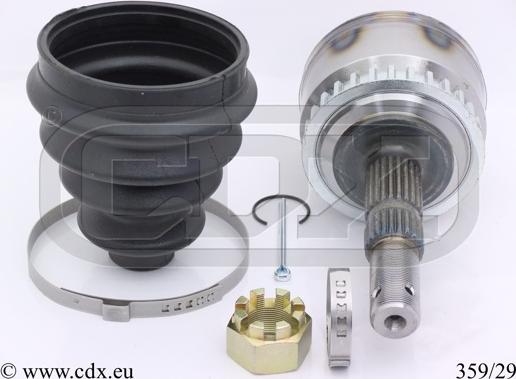 CDX 359/29 - Каре комплект, полуоска vvparts.bg