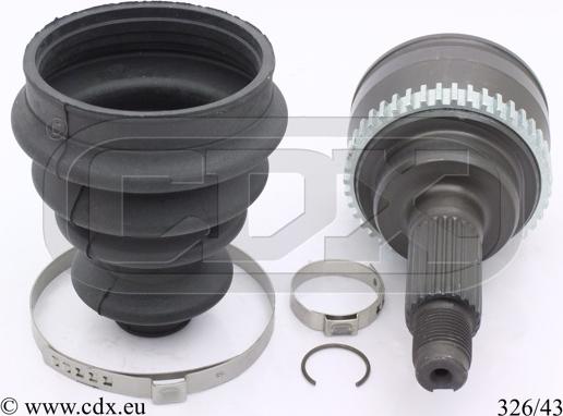 CDX 326/43 - Каре комплект, полуоска vvparts.bg