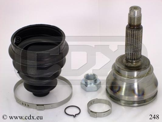 CDX 248 - Каре комплект, полуоска vvparts.bg