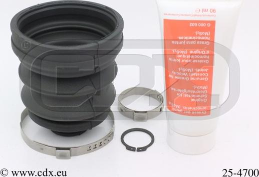 CDX 25-4700 - Маншон, полуоска vvparts.bg