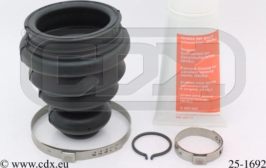 CDX 25-1692 - Маншон, полуоска vvparts.bg