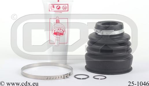 CDX 25-1046 - Маншон, полуоска vvparts.bg