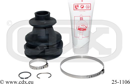 CDX 25-1106 - Маншон, полуоска vvparts.bg