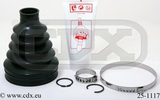 CDX 25-1117 - Маншон, полуоска vvparts.bg