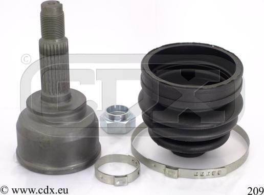 CDX 209 - Каре комплект, полуоска vvparts.bg