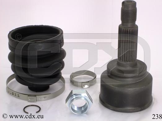 CDX 238 - Каре комплект, полуоска vvparts.bg