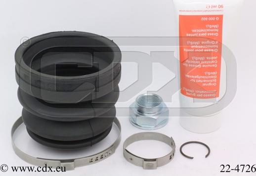 CDX 22-4726 - Маншон, полуоска vvparts.bg