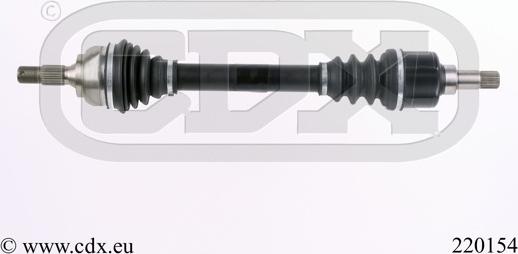 CDX 220154 - Полуоска vvparts.bg