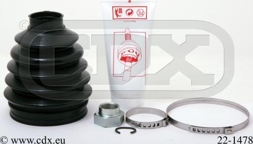 CDX 22-1478 - Маншон, полуоска vvparts.bg