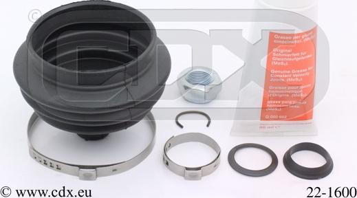 CDX 22-1600 - Маншон, полуоска vvparts.bg