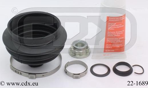 CDX 22-1689 - Маншон, полуоска vvparts.bg