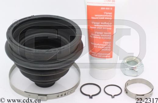 CDX 22-2317 - Маншон, полуоска vvparts.bg