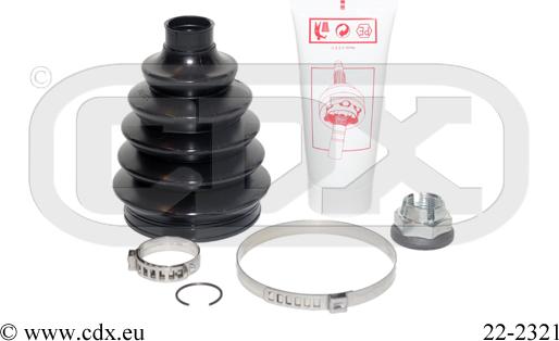 CDX 22-2321 - Маншон, полуоска vvparts.bg