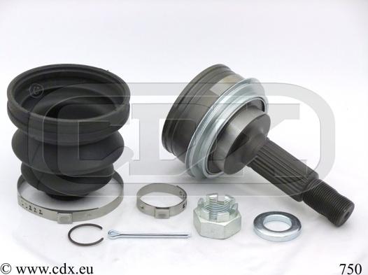 CDX 750 - Каре комплект, полуоска vvparts.bg