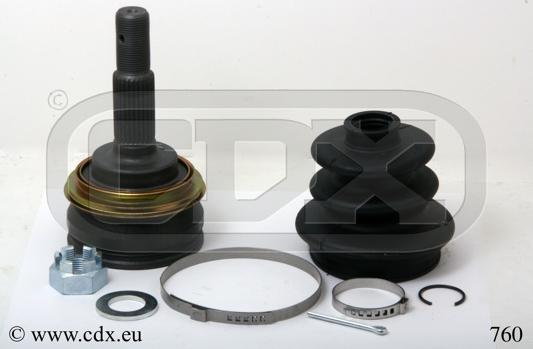 CDX 760 - Каре комплект, полуоска vvparts.bg