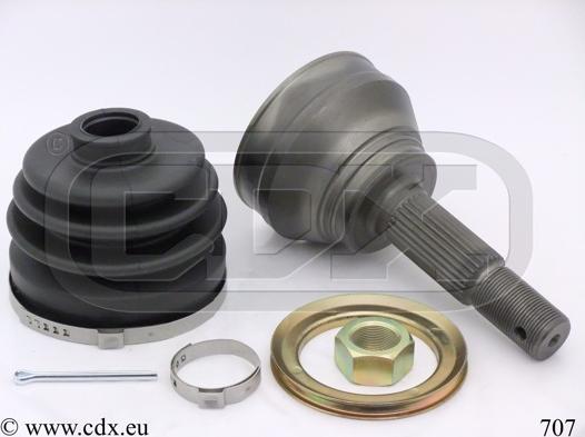 CDX 707 - Каре комплект, полуоска vvparts.bg