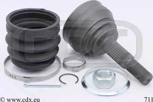 CDX 711 - Каре комплект, полуоска vvparts.bg