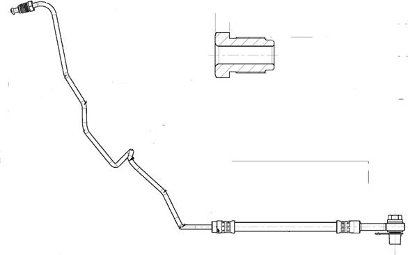 CEF 514512 - Спирачен маркуч vvparts.bg