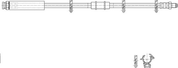 CEF 516995 - Спирачен маркуч vvparts.bg