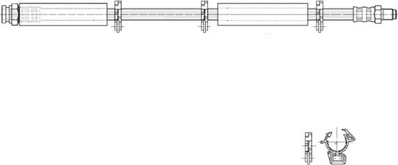 CEF 516960 - Спирачен маркуч vvparts.bg