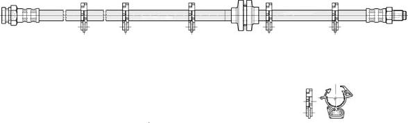 CEF 516938 - Спирачен маркуч vvparts.bg