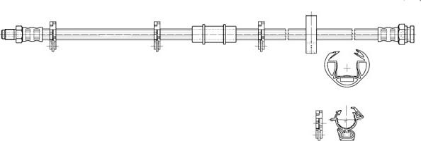 CEF 516974 - Спирачен маркуч vvparts.bg