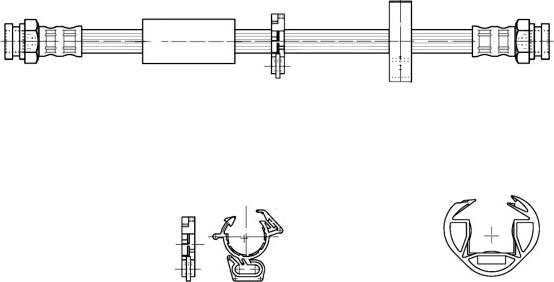 CEF 516877 - Спирачен маркуч vvparts.bg