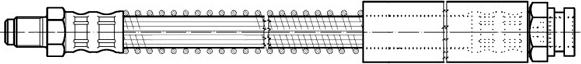 CEF 510572 - Спирачен маркуч vvparts.bg