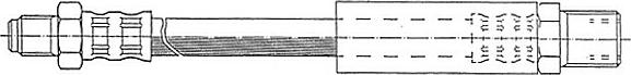 CEF 510100 - Спирачен маркуч vvparts.bg