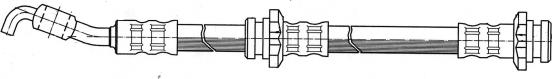 CEF 510893 - Спирачен маркуч vvparts.bg