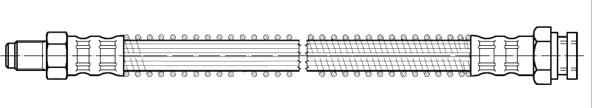 CEF 510741 - Спирачен маркуч vvparts.bg