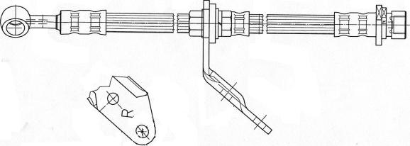 CEF 511998 - Спирачен маркуч vvparts.bg