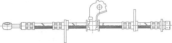 CEF 511456 - Спирачен маркуч vvparts.bg