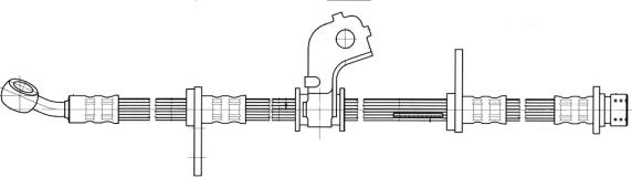 CEF 511458 - Спирачен маркуч vvparts.bg