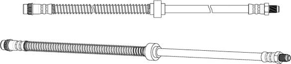 CEF 511583 - Спирачен маркуч vvparts.bg