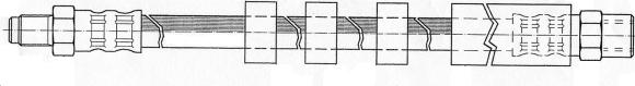 CEF 511681 - Спирачен маркуч vvparts.bg