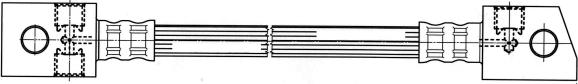 CEF 511142 - Спирачен маркуч vvparts.bg