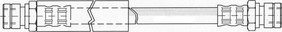 CEF 511102 - Спирачен маркуч vvparts.bg