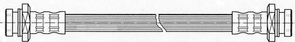 CEF 511857 - Спирачен маркуч vvparts.bg