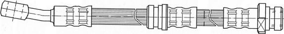 CEF 511825 - Спирачен маркуч vvparts.bg