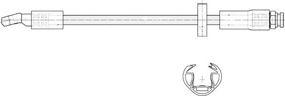 CEF 511342 - Спирачен маркуч vvparts.bg