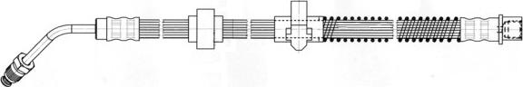 CEF 512498 - Спирачен маркуч vvparts.bg